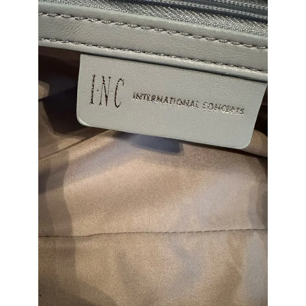 INC International Concepts Kj Clutch Shoulder Bag Purse Bluebell - Picture 8 of 8